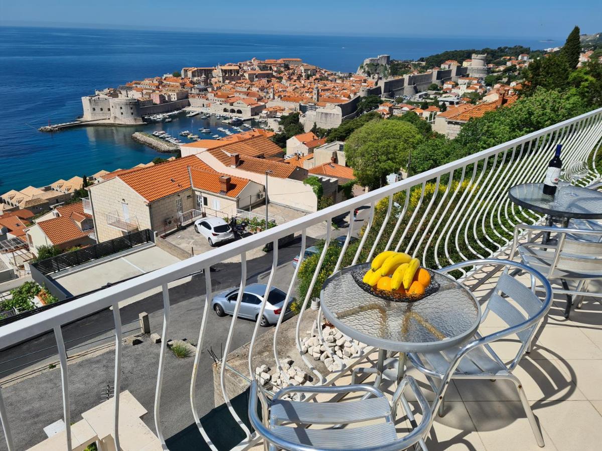 Panoramic Sea And Old Town View Dubrovnik Leilighet Eksteriør bilde