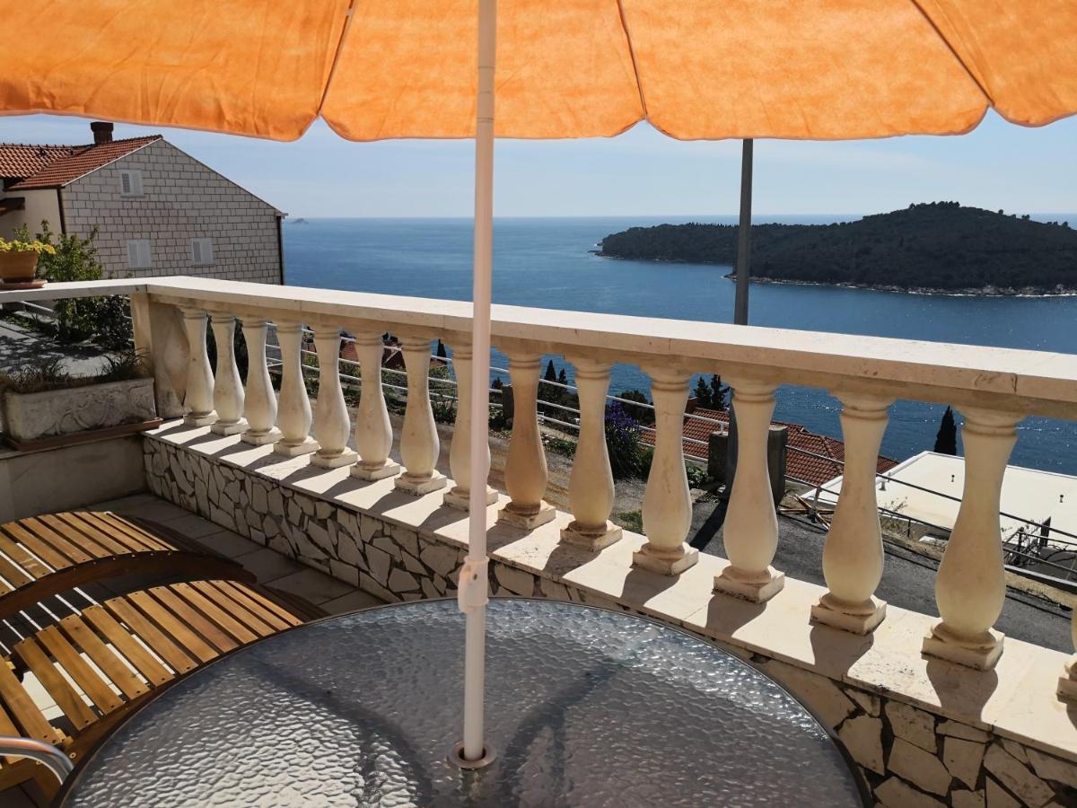 Panoramic Sea And Old Town View Dubrovnik Leilighet Eksteriør bilde