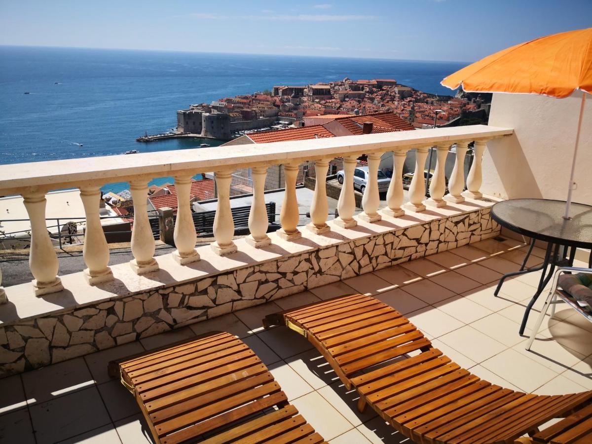 Panoramic Sea And Old Town View Dubrovnik Leilighet Eksteriør bilde
