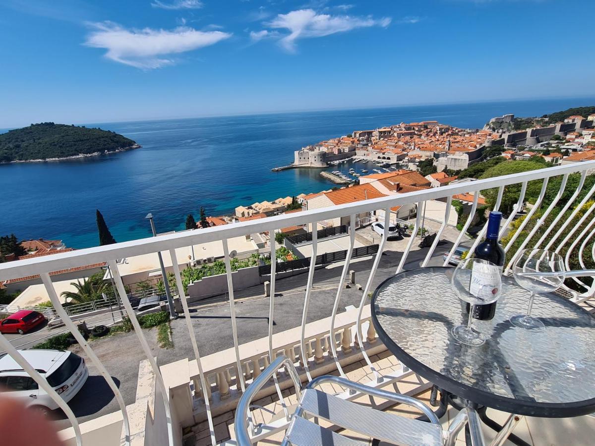 Panoramic Sea And Old Town View Dubrovnik Leilighet Eksteriør bilde