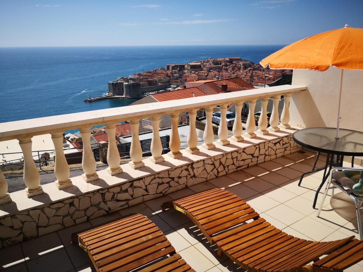 Panoramic Sea And Old Town View Dubrovnik Leilighet Eksteriør bilde